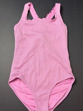 Old Navy Girls Pink Textured One-Piece